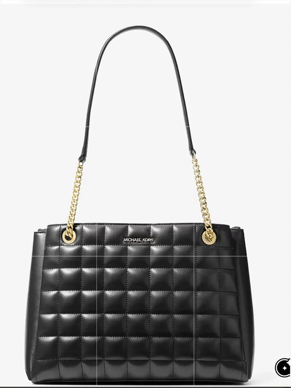 🌟⭐️🌟Michael Kors Quilted Black Leather Shoulder Bag with Gold Chain🌟⭐️🌟 NWT 🌟⭐️🌟